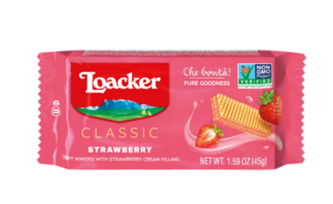 Loacker Strawberry Creme-Filled Wafers 12ct